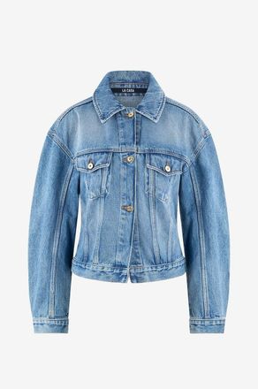 Jacquemus Jeansjacke La Veste De-N&icirc;mes Blue - Tabac
