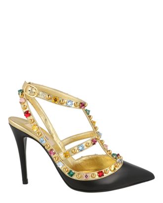 Valentino Rockstud Cage Pumps