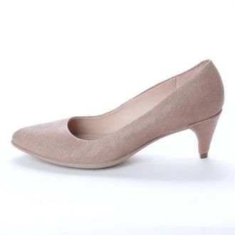 Ecco Womens Shape 45 Pointy Sleek Heels In Dune