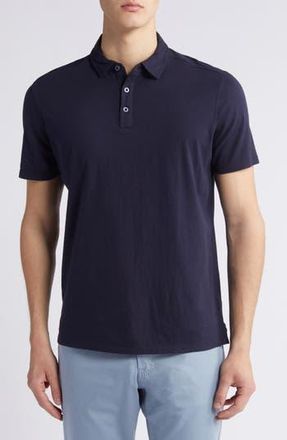 Robert Barakett Orson Cotton Polo in Dark Caspian at Nordstrom Rack, Size Xx-Large