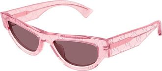 Gucci GG1834S 010 Womens Sunglasses Pink Size 53 - Free RX Lenses - Free RX Lenses