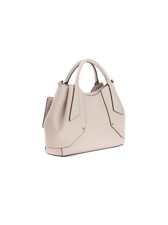 Guess Womens Satchel Bag Stone Polyurethane - Satchel-Bags