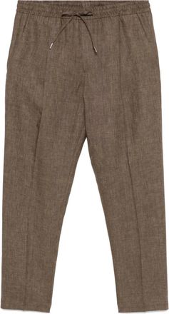 BRIGLIA 1949 Pantaloni Wimbledon dritti - Marrone