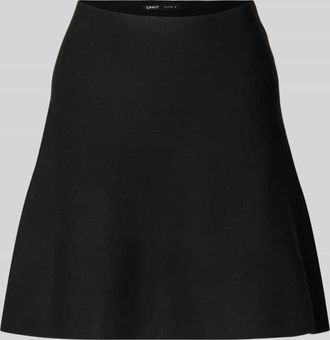 Only Ausgestellter Mini-Rock in Ripp-Optik Modell COCO in Black, Größe XS