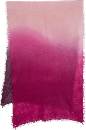 Mouleta Sciarpa con bordi sfrangiati - Rosa