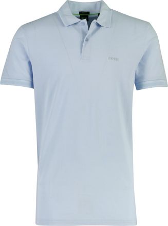 HUGO BOSS Poloshirt BOSS Green lichtblauw regular fit Pio 1