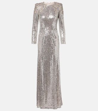 Jenny Packham Dulcet sequined gown