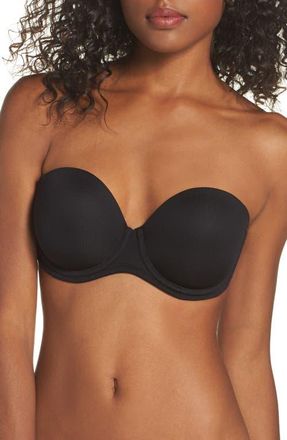 Wacoal Red Carpet Convertible Strapless Bra in Black at Nordstrom, Size 44Ddd