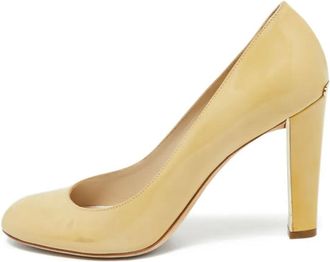 Dior patent leather pumps - Yellow