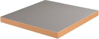 Oviala Piano tavolo quadrato Taupe 60 cm La Villette