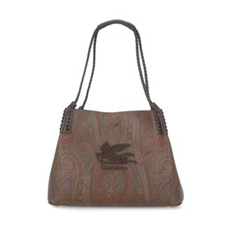 Etro Libra Small Shopper - female - Etro - Shopping Bags - Brown - ONE SIZE - Bags