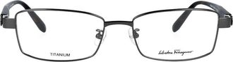Ferragamo Demo Rectangular Mens Eyeglasses SF2552AN 015 54