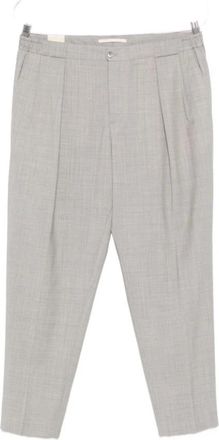 BRIGLIA 1949 Portobello Slim-fit Broek - Heren - Slim Fit Broeken - Grijs - M - Katoen - Broeken