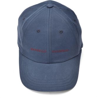 Brunello Cucinelli Blue Cotton Cap (Baseball Mens Hat)