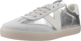 Victoria Berlin Metal - Dames - Sneakers - Grijs - 36 EU - Katoen - Schoenen