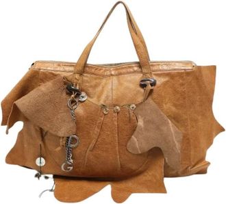 Dolce & Gabbana Pre-owned Leren Tote - Dames - Vintage Handtas - Bruin - ONE Size - Leer - Vintage