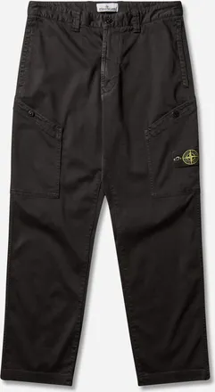 Stone Island Men s Regular Tapered Cargo Pants Black