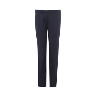 Lardini Broeken, Dames, Blauw, S, Wol, Blauwe Wol Dames Elegante Broek
