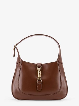 Gucci Leather shoulder bag with metal details - GUCCI - gender_Woman