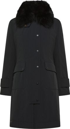 Peuterey Black Rakid Srtr Grs Fur Recycled Jacket