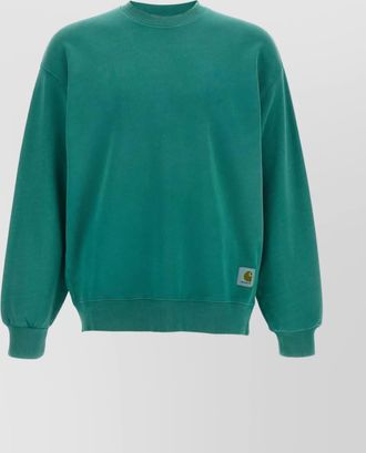 Carhartt Work in Progress hudson sweatshirt with ribbed cuffs and hem