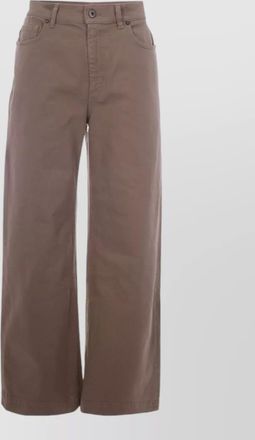 Parosh denim wide-leg jeans