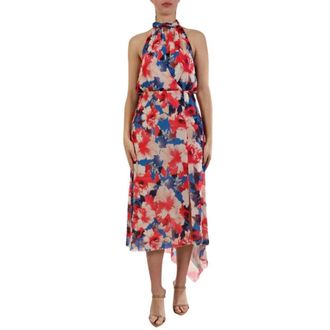 Patrizia Pepe Midi Jurk - Dames - Casual kleedjes - Veelkleurig - XL - Kleedjes