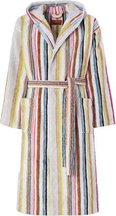 Missoni Home Moonshadow cotton bathrobe - unisex - Cotton - M - Yellow