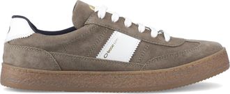 Base London Banksy Mens Casual Trainers Grey Leather - Size UK 11