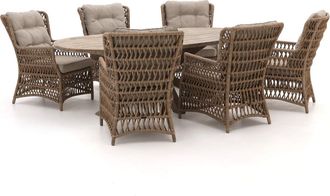 Intenso Furniture Intenso Milano/ROUGH-Y Ellips 240cm lounge-dining tuinset 7-delig