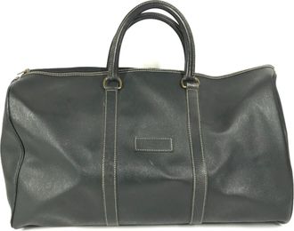 Dior Black Pvc Leather Boston Bag (Pre-Owned)