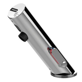 Presto Grifo Mezclador De Repisa De Infrarrojos Cromado Presto Linea Con Sensor Infrarrojo Para Lavabo, Acabado Cromado