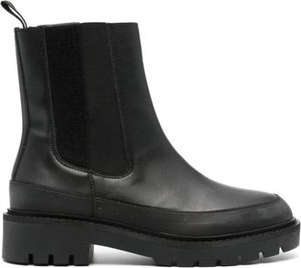 Calvin Klein Jeans Enkellaarsjes - Dames - Chelseaboots - Zwart - 40 EU - Polyester - Schoenen