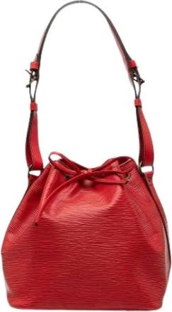 Louis Vuitton Pre-owned Petit Noe - Dames - Vintage Tas - Rood - ONE Size - Leer - Vintage