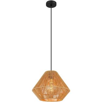 Globo Lighting Lámpara colgante - Houdini - natural - metal - ø 35cm - - Globo