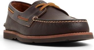 Sperry Top-Sider Authentic Original 2-Eye Ripple Boat Shoe in Amaretto at Nordstrom, Size 10.5