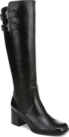 Naturalizer Idris Riding Boot in Black at Nordstrom, Size 9.5 Regular Calf