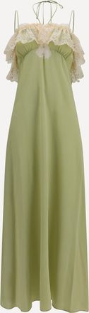 Chlo&eacute; Silk Dress with lace details Female 36