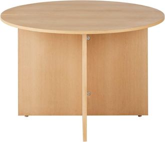 Maisons du monde Mesa de comedor redonda plegable 6 personas L. 120/65