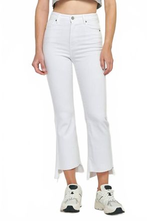 Hidden Jeans Happi High Rise Crop Flare Jeans In White