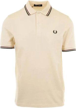 Fred Perry Hombre, Camisetas, Beige, Talla: L
