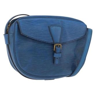 Louis Vuitton Tweedehands leren Louis Vuitton tassen - Dames - Pre-owned - Blauw - Maat: ONE Size Leer