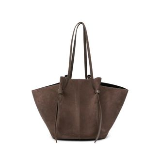 Yuzefi XL Mochi Suede Shoulder Bag