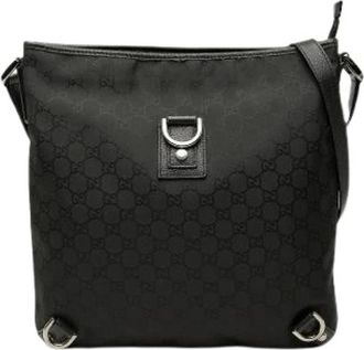 Gucci Borsa a tracolla in nylon Pre-owned - - Pre-owned - Donna - Nero - ONE SIZE