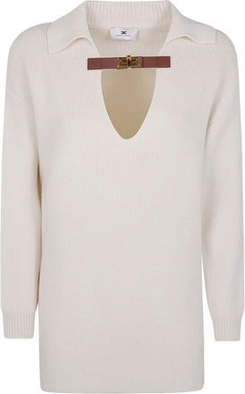 Elisabetta Franchi Polo Neck Sweater