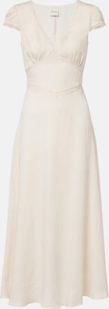 Poss&eacute; Vestido midi Perla con encaje