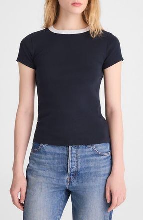 Madewell The 90s Crewneck T-Shirt in Colorblock at Nordstrom, Size Xx-Large
