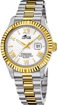 Lotus Lotus, Accessoires, unisex, Veelkleurig, ONE Size, Rond Roestvrij Stalen Horloge