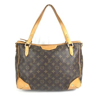 Louis Vuitton Brown Monogram Shoulder Bag Tote Bag (Pre-Owned)