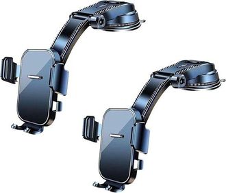 No Brand Soporte Gen&eacute;rico Para Tel&eacute;fono De Coche, Soporte Con Clip Para Tel&eacute;fono De Coche, Fuerza De Sujeci&oacute;n De 21 Kg, Giratorio 360&deg;, Brazo Telesc&oacute;pico De Li